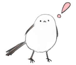 Shimaenaga  Long-tailed little bird sticker #10169846