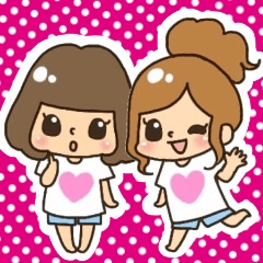 Assortment of a cute girl