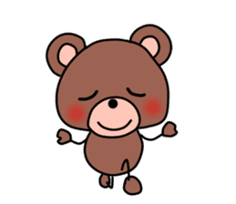 PON of a bear(English version) sticker #10171060