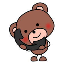 PON of a bear(English version) sticker #10171061