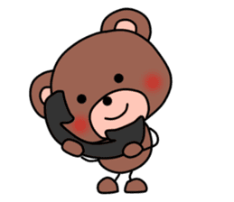 PON of a bear(English version) sticker #10171061