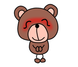 PON of a bear(English version) sticker #10171070
