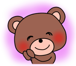 PON of a bear(English version) sticker #10171075
