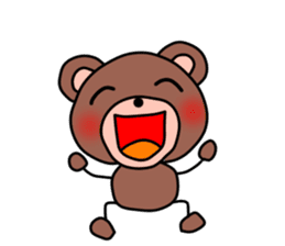 PON of a bear(English version) sticker #10171076