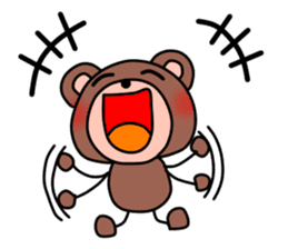 PON of a bear(English version) sticker #10171077