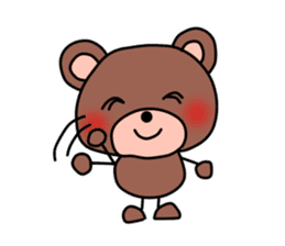 PON of a bear(English version) sticker #10171093