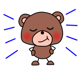 PON of a bear(English version) sticker #10171094