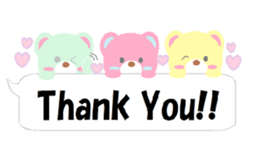 Macaroon Bear sticker #10171478