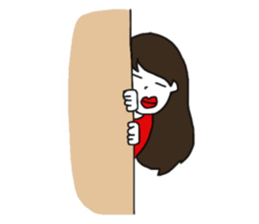 Strange human beings sticker #10171626