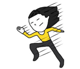 Strange human beings sticker #10171632