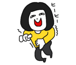 Strange human beings sticker #10171633