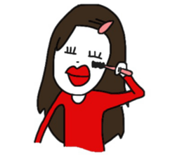 Strange human beings sticker #10171640