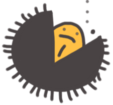 I, sea urchin sticker #10171853