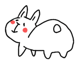 banisan of rabbit sticker #10171856