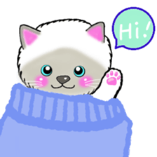 animal suit cats & sodeneko ! sticker #10171942