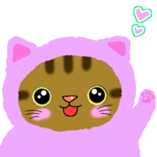 animal suit cats & sodeneko ! sticker #10171947