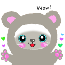 animal suit cats & sodeneko ! sticker #10171963