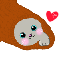 animal suit cats & sodeneko ! sticker #10171972