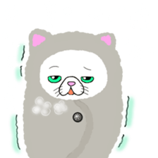 animal suit cats & sodeneko ! sticker #10171975