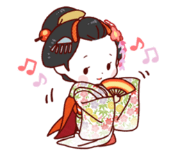 Maiko in Kyoto sticker #10172256
