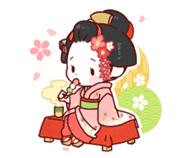 Maiko in Kyoto sticker #10172271