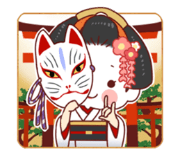 Maiko in Kyoto sticker #10172276