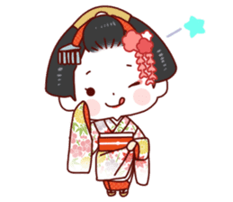 Maiko in Kyoto by DK Co., LTD. sticker #10172283