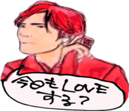 tsutomu with kenichi ohkura sticker #10172475