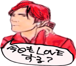 tsutomu with kenichi ohkura sticker #10172475