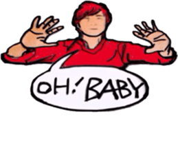 tsutomu with kenichi ohkura sticker #10172490