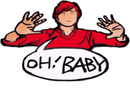 tsutomu with kenichi ohkura sticker #10172490