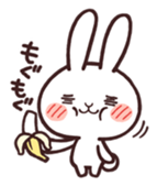 Cute rabbit "Mopu-usa" 2 sticker #10172616