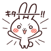 Cute rabbit "Mopu-usa" 2 sticker #10172640