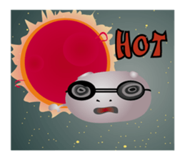 meteorite Sticker sticker #10172911