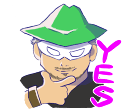 OVERTONE Ver.1 "Pierre...The Mask Man" sticker #10173856