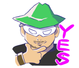 OVERTONE Ver.1 "Pierre...The Mask Man" sticker #10173856