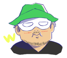 OVERTONE Ver.1 "Pierre...The Mask Man" sticker #10173858