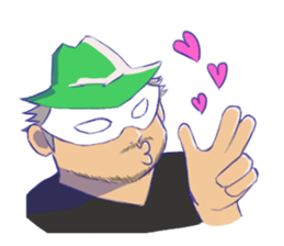 OVERTONE Ver.1 "Pierre...The Mask Man" sticker #10173860