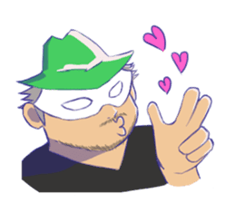 OVERTONE Ver.1 "Pierre...The Mask Man" sticker #10173860