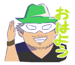 OVERTONE Ver.1 "Pierre...The Mask Man" sticker #10173862