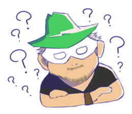 OVERTONE Ver.1 "Pierre...The Mask Man" sticker #10173864