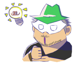 OVERTONE Ver.1 "Pierre...The Mask Man" sticker #10173865