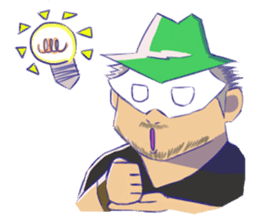 OVERTONE Ver.1 "Pierre...The Mask Man" sticker #10173865