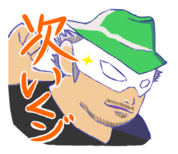 OVERTONE Ver.1 "Pierre...The Mask Man" sticker #10173877