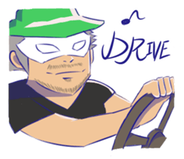 OVERTONE Ver.1 "Pierre...The Mask Man" sticker #10173884