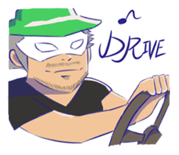 OVERTONE Ver.1 "Pierre...The Mask Man" sticker #10173884