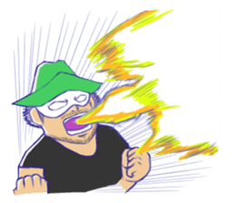 OVERTONE Ver.1 "Pierre...The Mask Man" sticker #10173887