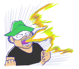 OVERTONE Ver.1 "Pierre...The Mask Man" sticker #10173887