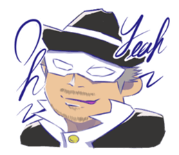 OVERTONE Ver.1 "Pierre...The Mask Man" sticker #10173895