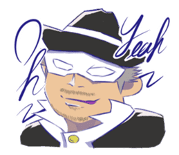 OVERTONE Ver.1 "Pierre...The Mask Man" sticker #10173895